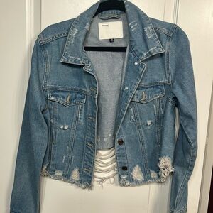 Short Waist Length Jean Jacket